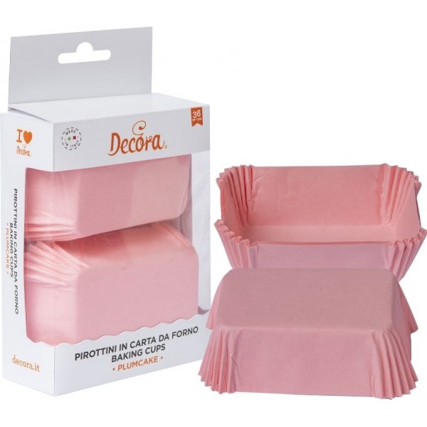 Muffinsformer - Babyrosa - Firkantede - 20-pakning Muffinsformer - Babyrosa - Firkantede - 20-pakning