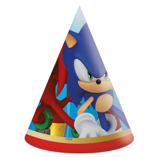 Festhatter - Sonic - 6-pakning