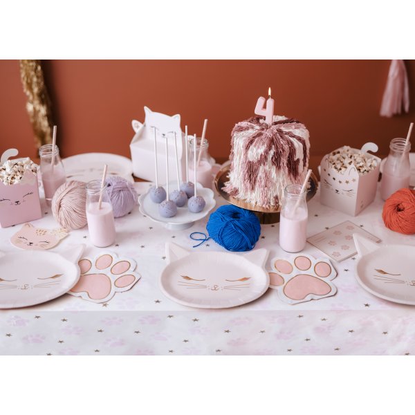 Duk - Kattepoteavtrykk - 180x120 cm