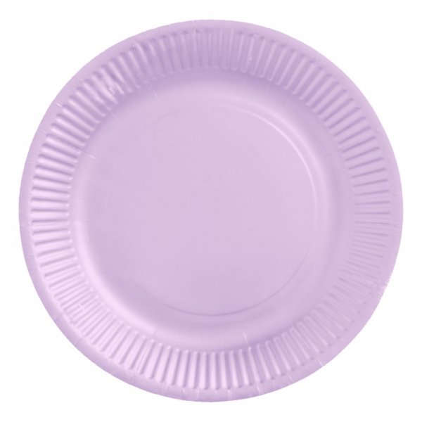 Papptallerkener - Lavendel 23 cm - 8-pakning Papptallerkener - Lavendel 23 cm - 8-pakning