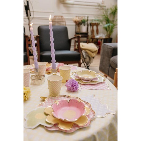 Papirsk�ler - Blomster - 8-pakning