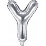 Bokstavballonger - Slv - 35 cm - Bokstav: Y