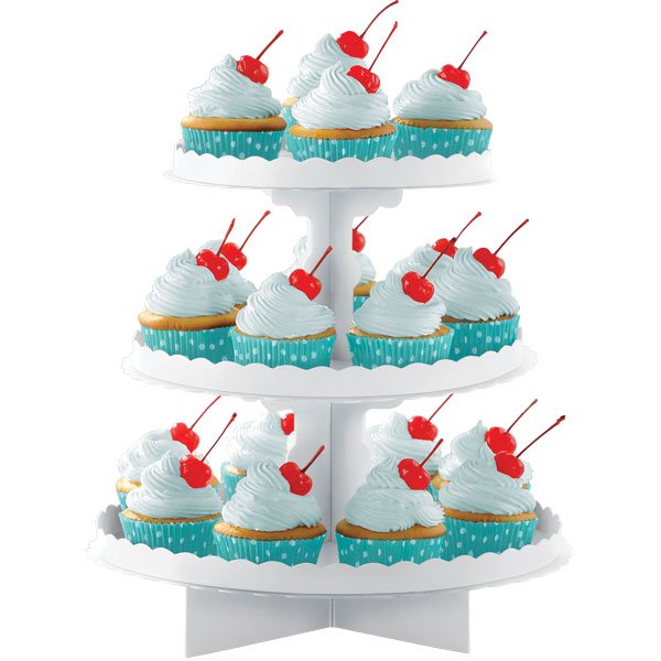 Cupcake-stativ - Hvit