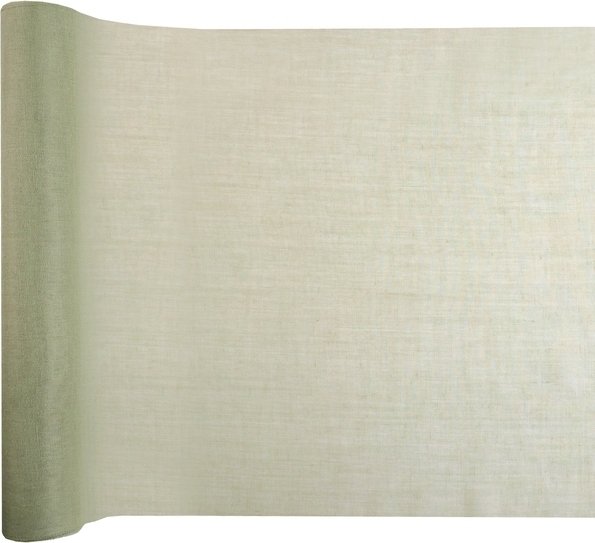 Bordløper i muslinstoff - Olivengrønn - 5 meter Bordløper i muslinstoff - Olivengrønn - 5 meter