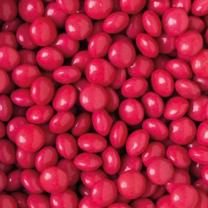 Melkesjokoladeperler/linser - Rd - 80 g