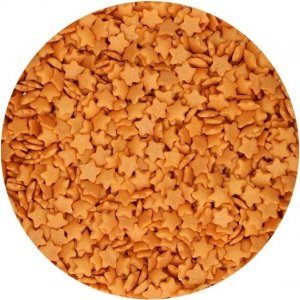 Strssel - Stjerner - Gull - Funcakes - 50 g