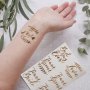 Tatoveringer - Botaniske - 12-pakning Tatoveringer - Botaniske - 12-pakning