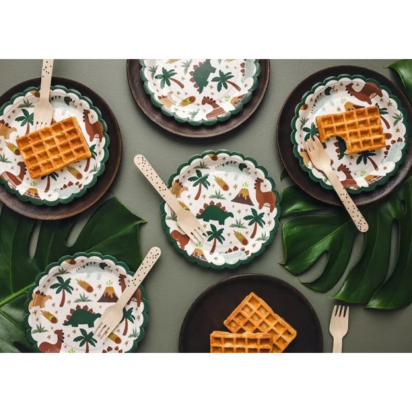 Papirtallerkener - Dinosaur - 6-pakning Papirtallerkener - Dinosaur - 6-pakning