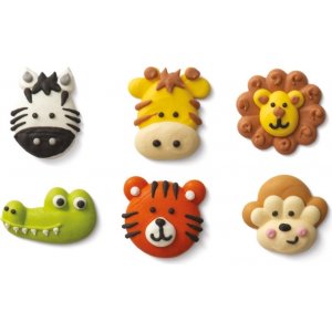 Sukkerdekorasjoner - Jungeldyr