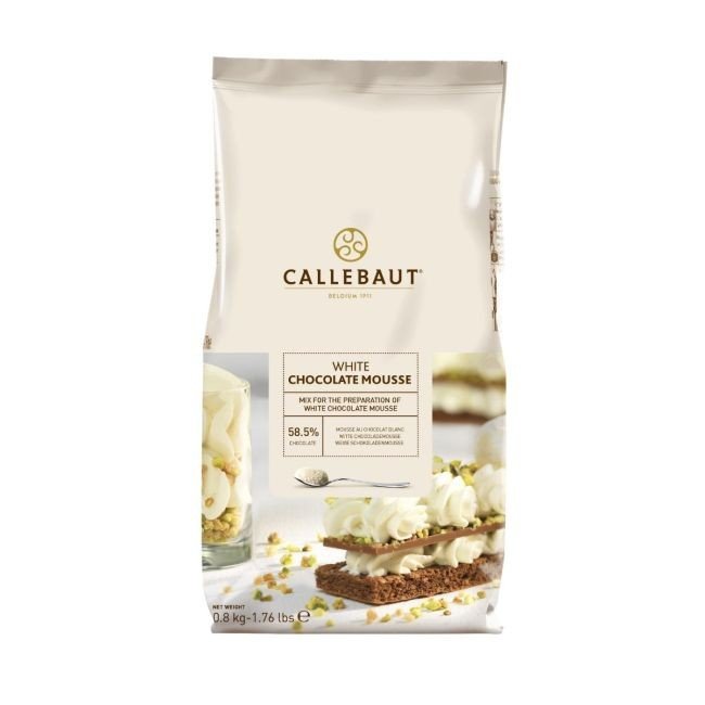 Hvit sjokolademousse - Mix - Callebaut - 800 g - Bakeblandinger
