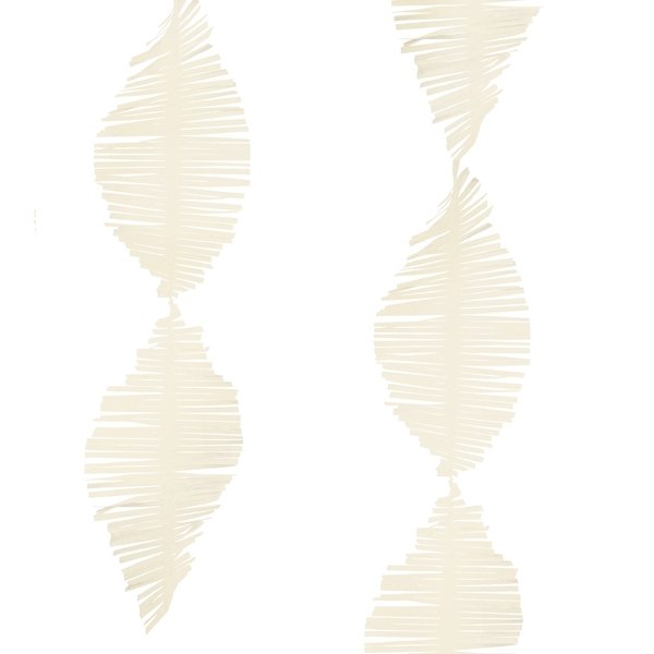 Frynsegirlander - Crepe - Elfenben