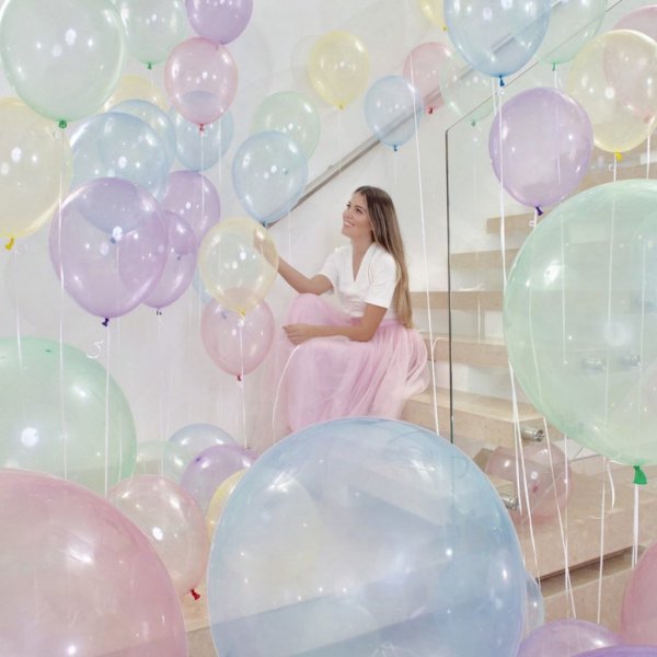 Ballonger - Krystall - Lys Gul - 50-pakning