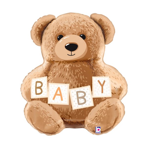 Folieballong - Teddybjørn - BABY - Form Folieballong - Teddybjørn - BABY - Form