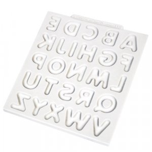 Silikonform - Store bokstaver
