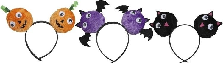 Diadem - Vær forhekset - Farge: Svart (Katt) - Halloween-kostyme, Halloween