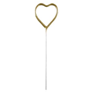 Sparkler - Hjerte - Gull