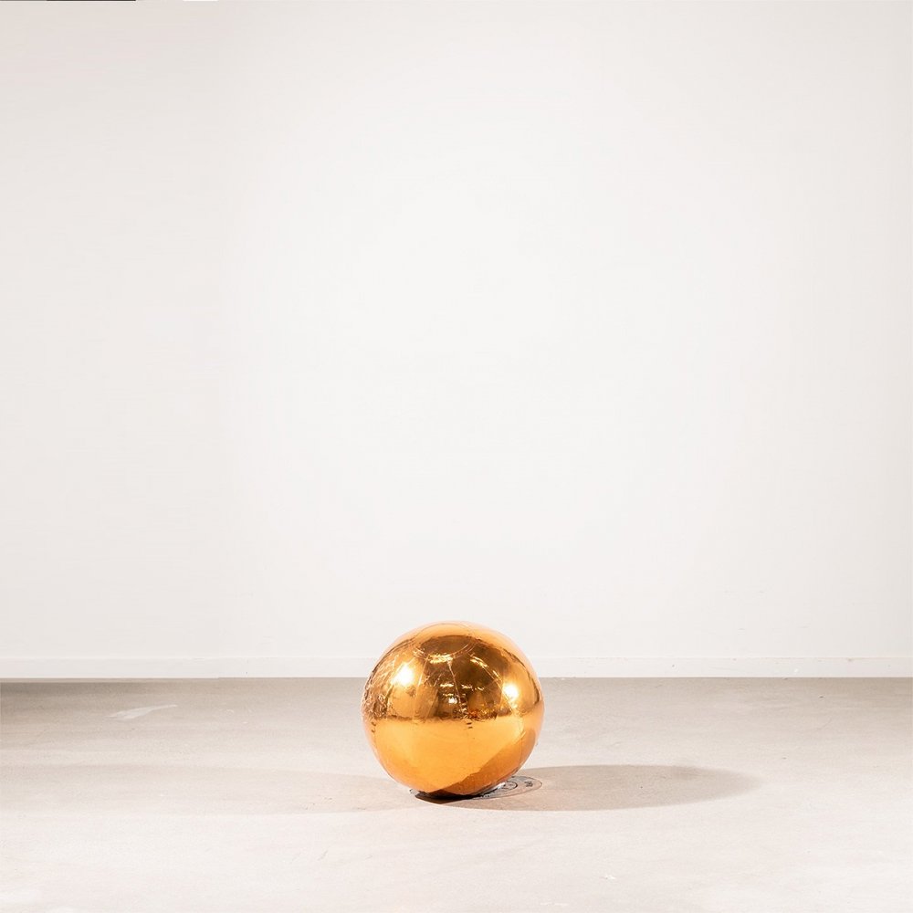 Oppblåsbar speilkule – gull – 40 cm – Kjempeballonger, Ballonger