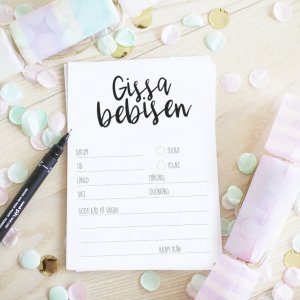 Gjett babyen - Svart/Hvit - 8-pakning Gjett babyen - Svart/Hvit - 8-pakning