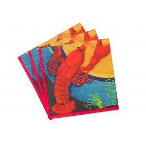 Servietter - Krabbedesign - 20-pakning (33 x 33 cm) Servietter - Krabbedesign - 20-pakning (33 x 33 cm)