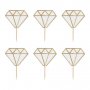 Cake Picks - Diamanter - 6-pack