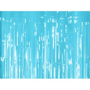 Festgardin - Lys bl� - 1 x 2 m