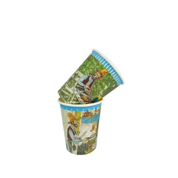 Papirkopp - Pettson & Findus - 8-pakning 250ml Papirkopp - Pettson & Findus - 8-pakning 250ml