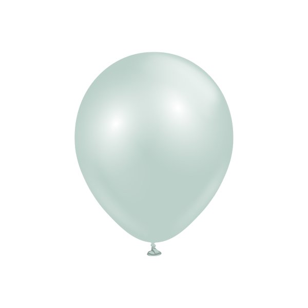 Ballonger ensfargede - Premium 30 cm - Aura Ice Mint - 10-pakning