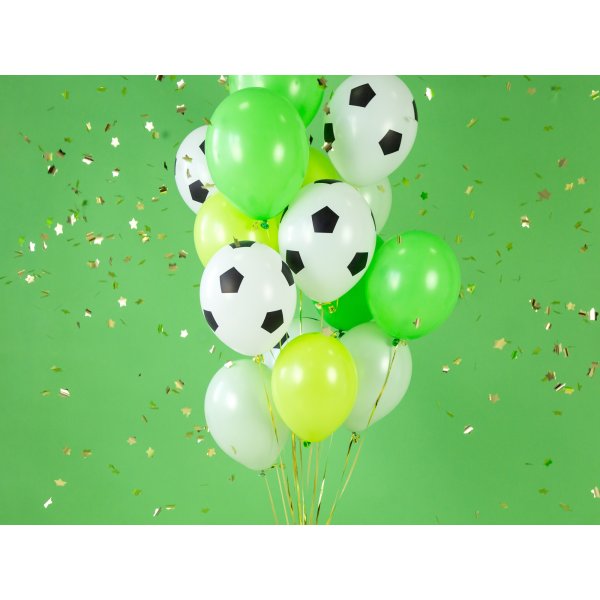 Ballonger - Pastellhvit - Fotball - 6-pakning Ballonger - Pastellhvit - Fotball - 6-pakning