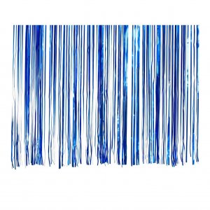 Dørgardin - Blå folie - 2,4x1m Dørgardin - Blå folie - 2,4x1m