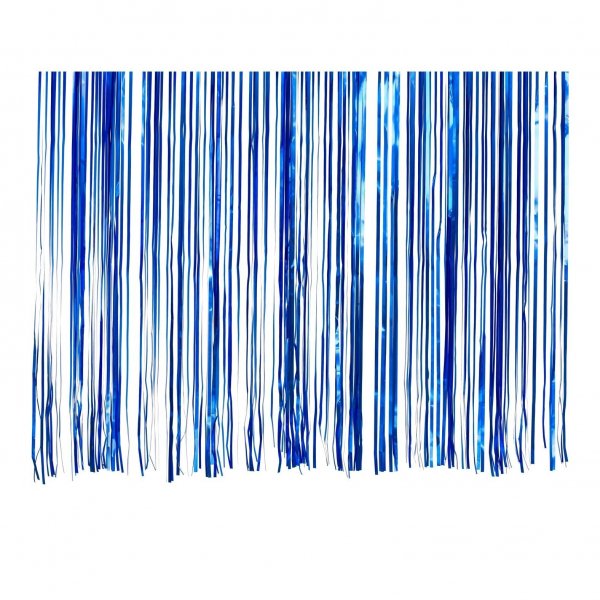 Dørgardin - Blå folie - 2,4x1m Dørgardin - Blå folie - 2,4x1m