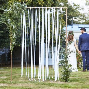 Bakteppe - Hvite bnd - Botanisk bryllup