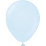 Miniballonger ensfargede - Premium 13 cm - Macaron Baby Blue - 25-pakning