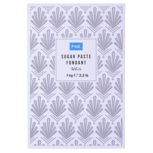 Sukkerpasta/Sukkerpasta Premium - Hvit - PME - 1 kg