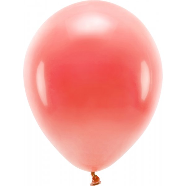 Ensfargede ballonger - Øko 30 cm - Korall - 10-pakning Ensfargede ballonger - Øko 30 cm - Korall - 10-pakning