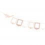 Fotogirlang - Stork - Rosa/Guld