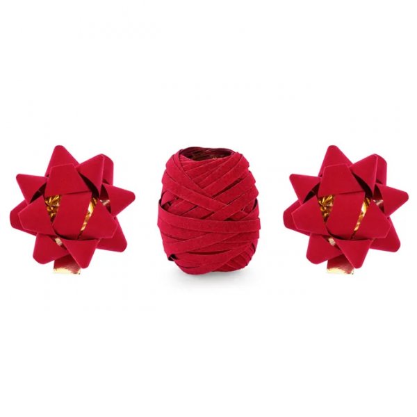 Gavesnor og sløyfer - Rød miks - 3-pakning Gavesnor og sløyfer - Rød miks - 3-pakning