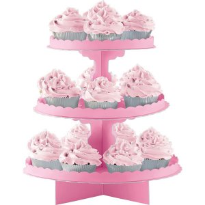 Cupcake-stativ - Lys rosa Cupcake-stativ - Lys rosa