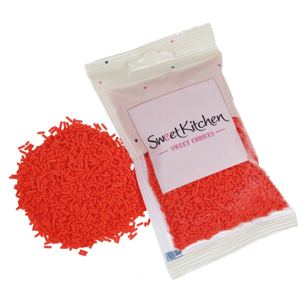 Strøssel – Sticks – Rød – Sweet Kitchen – 50g – Festbaking