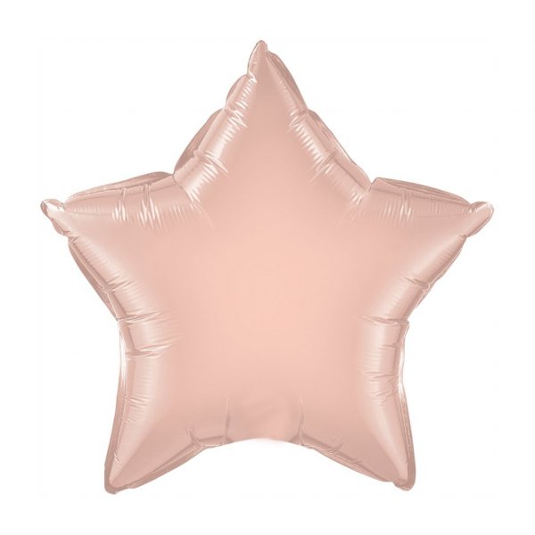 Folieballong - Stjerne - Roségull Folieballong - Stjerne - Roségull