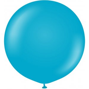 Ballonger ensfargede - Premium 60 cm - Bltt glass
