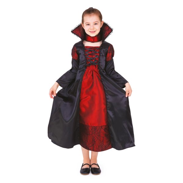 Halloween-kostyme - Vampyrkjole - Barn - Strrelse 122-128