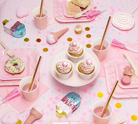 Festl�rer - Dusker - Rosa - 6-pakning