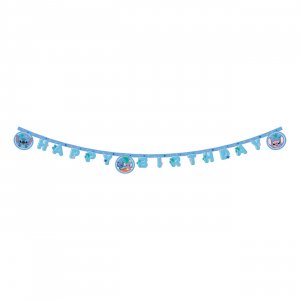 Girlanke Gratulerer med dagen Stitch & Angel