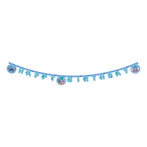 Girlanke Gratulerer med dagen Stitch & Angel