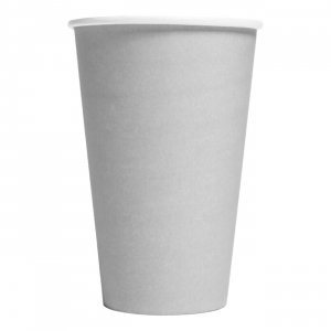 Papirkopper Sølv 350ml 10-pakning Papirkopper Sølv 350ml 10-pakning