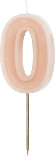 Kakelys – Tall støvete rosa – 0 – Kakelys, Kakepynt til fester