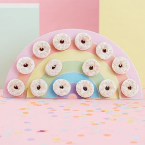 Donutvegg - Regnbue - Pastellfest