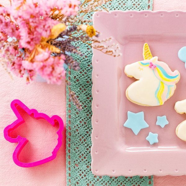 Kakeutstikker - Enhjørning - 8,5 x 10 cm Kakeutstikker - Enhjørning - 8,5 x 10 cm