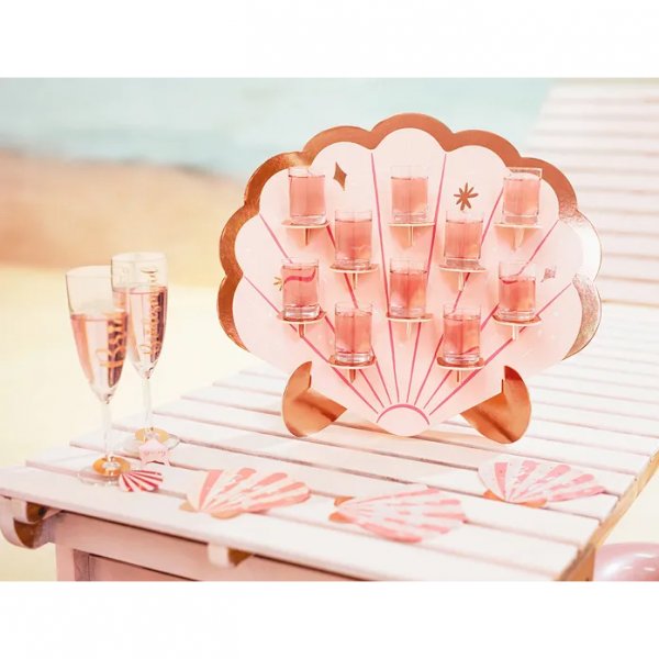 Shot Wall - Skjell - Rosa/Roségull Shot Wall - Skjell - Rosa/Roségull