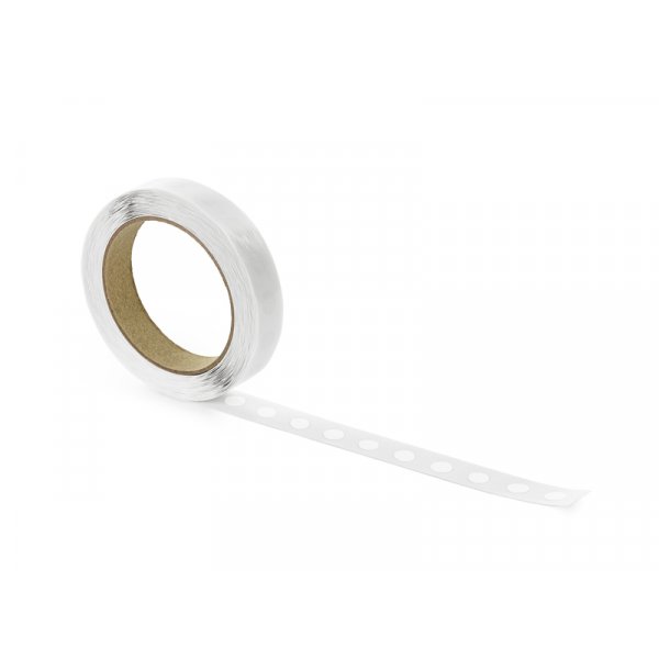 Dobbeltsidige klistrelapper - Gjennomsiktige - 12 mm Dobbeltsidige klistrelapper - Gjennomsiktige - 12 mm